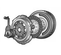Valeo 837390 Kit Embrayage Alfa Romeo 159 Giulietta (140)(2005 1,8 -147kw 199cv