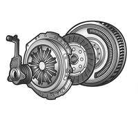 VALEO 837397 Kit d'embrayage (Volant moteur, disque, mécanisme et butée hydraulique)