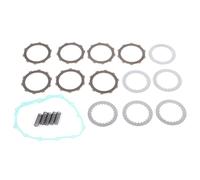 Kit d'embrayage complet Joint de couvercle à ressort Plaques de friction Remplacement haute performance pour TRX400EX TRX400X 1999 2008 Papier en alliage d'aluminium Durable