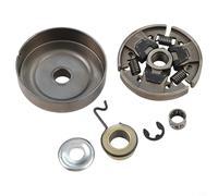 Kit d'embrayage de pignon de tronçonneuse .325-7 avec roulement à aiguille, rondelle à vis sans fin E-Clip compatible avec 017 018 021 023 025 MS170 M