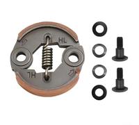 Kit d'embrayage de rechange en acier inoxydable pour débroussailleuse et tondeuse à gazon 43 cc 52 cc, outils de jardin avec vis pour moteurs à deux ou quatre