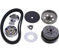 Kit d'embrayage GY6 50 cc, assemblage d'embrayage et kits de variateur avec courroie 669 729, convient pour 139QMB GY6 50 cc moteur scooter VTT et Go karts Taotao Roketa Sunl