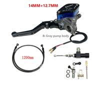 Kit D'embrayage Hydraulique Pour Moto Cnc,Levier À Intervalles Principal,Tuyau D'huile Ogo Pour Yamaha,Kawasaki,Honda,Suzuki De 22mm - Type 12.7 Black B