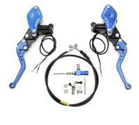 Kit D'embrayage Hydraulique Universel Pour Moto 7/8'', Maître-cylindre De Frein, Réservoir, Tuyau D'huile, Leviers(Kit for Blue)