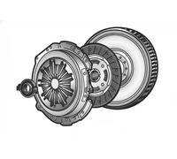 Valeo Kit d'embrayage 835167 - volant moteur, disque, mécanisme et butée mécanique - 4P