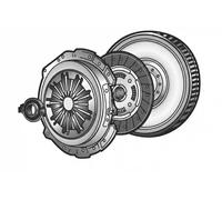 Valeo Kit d'embrayage 835211 pour 500 (312) 13,07 kg