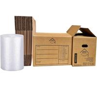 Kit Déménagement T3-30 Cartons + 1 Rouleau de Papier bulle 20m x 50cm