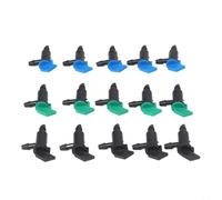 Kit d'émetteurs d'irrigation goutte à goutte avec plusieurs débits pour arrosage des plantes de jardin et agriculture durable (300 pièces)