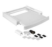 KIT D'EMPILAGE(LAVE-LINGE SÈCHE-LINGE) UNIVERSEL À PLATEAU COULISSANT W-PRO - BVMPIECES