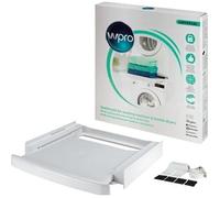 KIT D'EMPILAGE (LAVE-LINGE SÈCHE-LINGE) UNIVERSEL À PLATEAU COULISSANT W-PRO KIT de SUPERPOSITION av