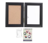 Kit d'empreintes de bébé, cadre photo personnalisé pour registre de bébé garçons, filles, kit d'empreintes de mains de bébé Clean Touch, cadeaux de fête prénatale souvenir de (Style 2)