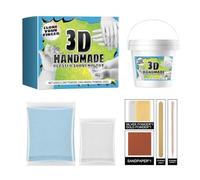 Kit d'empreintes de main pour couples 3D - Kit d'empreintes de main 3D pour la famille - Pour couples - Plâtre - Main - Couple - Pour la Saint-Valentin, le plâtre, les anniversaires - Souvenirs