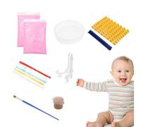 Kit d'empreintes de mains et de pieds de bébé | Kit et mains sans encre, souvenir pour crèche, art de mémoire, empreinte de main, article décoratif pour crèche