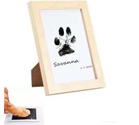Kit d'empreintes de pattes d'animaux de compagnie, kit d'empreintes de mains et de pieds de bébé, kit d'empreintes de pattes de chien et chat, kit souvenir d'empreintes de pattes de chien avec cadre,