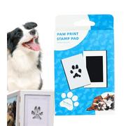 Kit d'empreintes de pattes de chien - Tampon encreur à empreintes de pattes de bébé - Kit d'empreintes de pieds de bébé Clean Touch
