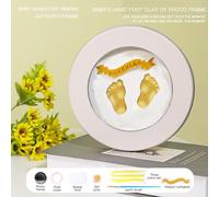 Kit D'empreintes Digitales Pour Bébés, Nouveau Né, Souvenir, Modèle Main Et Pied, Cadeau De Cent Jours