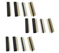 Kit D'en-Tête Gpio 40 Broches 20x2 Broches, Prise D'en-Tête Gpio À Angle Droit Pour Raspberry Pi Zero/4b/3b +/3b/3a + 12 Pièces