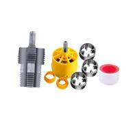 Kit d'enfilage de tuyau en PVC - Outil manuel de qualité supérieure - Pour garage avec matrices de 1,27 cm / 3/4" / 2,5 cm - Sans outil de retrait de fil