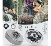 Kit d'engrenage à verrages de pignon à tambour pour l'embrayage pour STIHL 017 018 MS230 023 MS250 025 MS210 021 026 CHAINSAVE AVEC
