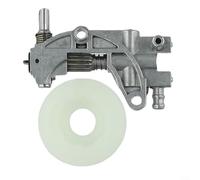 Kit d'engrenage à vis sans fin de pompe à huile pour tronçonneuse chinoise 5200 4500 5800 52 cc 45 cc 58 cc Pièces de rechange en métal massif longue durée de vie facile à installer et utilisation