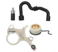 Kit d'engrenage à vis sans fin pour pompe à huile compatible avec MS271 MS271C MS291 MS291C avec filtre à huile et tuyau d'huile pour service