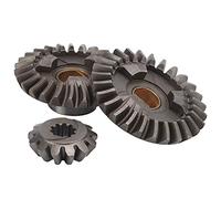 Kit d'engrenage de moteur de bateau marin 3 pièces en acier inoxydable - Moteur hors-bord durable - Pignon avant et arrière T8 pour moteur de bateau