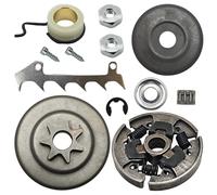 Kit d'engrenage de tambour d'embrayage de rechange compatible avec tronçonneuse Stihl MS230 023 MS250 025 MS210 021 avec rondelle d'abattage