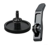 Kit d'engrenage pour Bambulab A1 A1 pour mini imprimantes 3D avec noyau en acier trempé et profil denté revêtu DLC (noir)