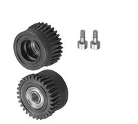 Kit d'engrenages d'extrudeuse amélioré for cr-eality K1 K1C K1 Max Ender-3 V3 /V3 Plus, engrenage à Double roulement DLC en acier trempé nickelé(1 set black)