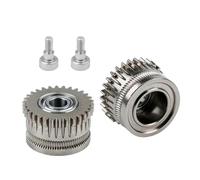 Kit d'engrenages d'extrudeuse en acier trempé plaqué Ni, tout métal, haute dureté, remplacement pour pièces d'imprimante 3D K1 Maximum