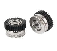 Kit d'engrenages d'extrusion for imprimante 3D for Cr-eality K2/K2 Pro/K2 Plus, 2 engrenages d'extrusion for imprimante 3D K2 Plus