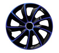 Kit d'enjoliveurs 13"" NRM EXTRA STIG BLEU NOIR 4 pièces