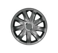 Kit d'enjoliveurs de 16 pouces NRM Graphite 4 pi?ces Ensemble Complet