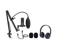 Kit d'enregistrement audio Easypix MyStudio Podcast Noir TU