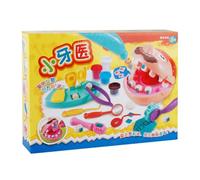 Kit Dentiste en Pâte à Modeler pour Garçon Fille Filles | Plastiline Sûre, Mélange de Couleurs, Usage Éducatif, pour Centres et Activités Parent Garçon Fille