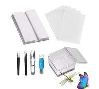 Kit d'entomologie avec boîte de présentation et set complet d'outils de | Kit enfant explorateur avec outil à spécimen d'araignée pour cigale chenille demoiselle araignée salle de cla