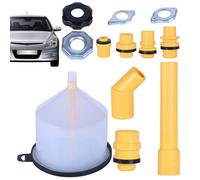 Kit d'entonnoir de purge pour radiateur | Entonnoir pour Radiateur Anti-fuite 15 Pièces,Outils D'entretien Automobile Pour Moto Transmission Moteur Liquide De Frein Et Voyage En