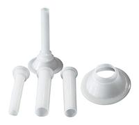 Kit d'entonnoirs à saucisses - Entonnoir en plastique - Embout pour remplissage manuel de saucisses - Tubes à saucisses