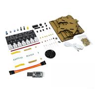 Kit d'entraînement à la soudure avec touches programmables, 12 tons, lumières rythmiques LED, projet électronique pour les amateurs (kit de clavier DL)