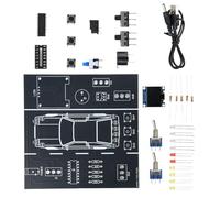 Kit d'entraînement à la soudure pour conduite de voiture, projet électronique pour étudiants - Affichage LCD - Accessoires d'affichage de vitesse LCD