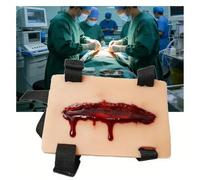 Kit D'EntraîNement à La Suture - Outil De Formation Au Pansement Et à La Suture Des Plaies Simule Un Kit De Soins Des Plaies Convient Aux Formations Aux Premiers Secours.