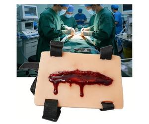 Kit D'EntraîNement à La Suture - Outil De Formation Au Pansement Et à La Suture Des Plaies Simule Un Kit De Soins Des Plaies Convient Aux Formations Aux Premiers Secours.