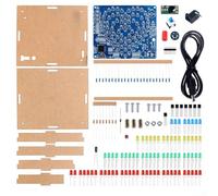 Kit d'entraînement à souder à LED en forme de cœur, 1 paquet, carte de développement semi-conducteur, effet cascade piloté par IC, débutants et amateurs