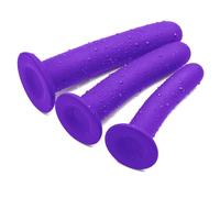 Kit D'Entraînement Anal 3 Tailles En Silicone Avec Ventouse Puissante Pour Massage Prostatique Et Point G, Jouet Adulte Pour Hommes Femmes Couples (Purple)