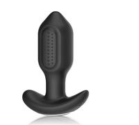 Kit D'Entraînement Anal Avec Application Télécommande, Plug Vibrant Silicone 10 Modes, Masseur Prostatique Rechargeable USB Pour Hommes Femmes Couples