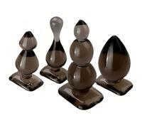 Kit d'entraînement anal pour débutants 4 pièces - Jouets sexuels, plug anal pour stimulation anale homme/femme, masturbateur plug anal pour couple