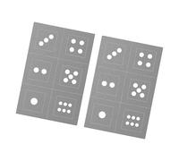 Kit d'Entraînement au Soudage avec 2 Coupons Acier et 24 Blocs Modulaires pour Débutants et Professionnels