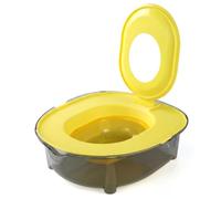 Kit d'entraînement aux Toilettes pour Chat avec contrôle des odeurs et Anti-éclaboussures, entraîneur de Toilettes pour Chat réutilisable et jetable, Base Robuste, Alternative au bac à litière