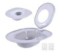 Kit D'entraînement Aux Toilettes Pour Chats - Siège De Pot Compagnie Portable, Urinoir Amovible Léger | Traineur Litière Chat Réutilisable Les Débutants, Voyage Nettoyantes Faciles Kitten House Intéri