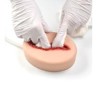 Kit d'entraînement avancé pour l'arrêt des saignements, simulateur de plaie 15 x 10 x 5,5 cm | Module d'entraînement au garrot pour la formation aux interventions en cas de traumatisme,Natural
